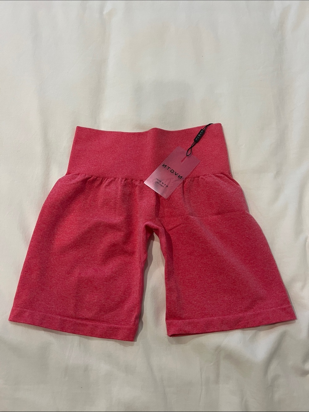 NVGTN High-Waist Pink Women’s Seamless Bike Shorts